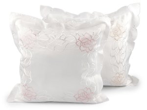 Povlak na polštář vyšívaný 45x45 cm