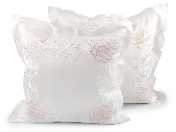 Povlak na polštář vyšívaný 45x45 cm