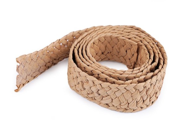 Slaměná splétaná páska k tvoření šíře 30 mm