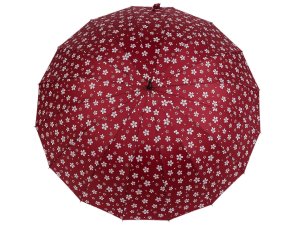 Dámský vystřelovací deštník květy