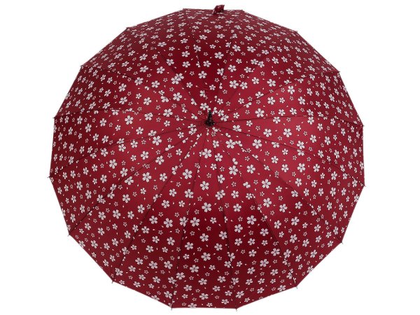Dámský vystřelovací deštník květy