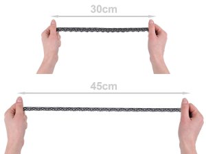 Elastická krajka šíře 12 mm