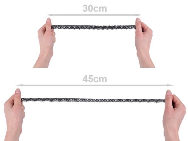 Elastická krajka šíře 12 mm