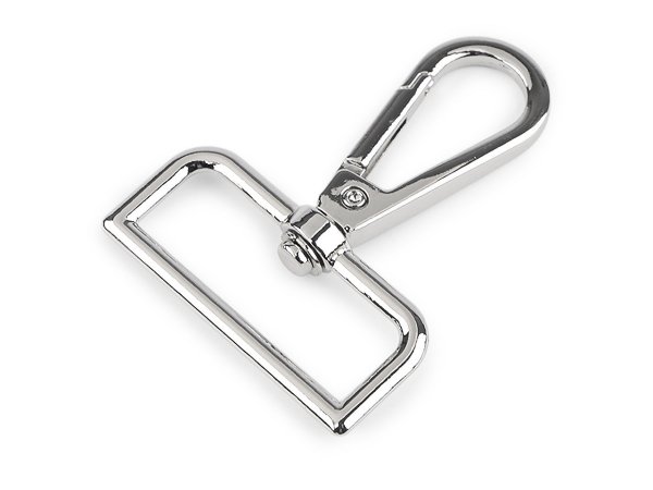 Karabina kovová otočná, průvlek 38 mm