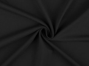 Úplet bavlněný jednobarevný hladký - 9 (2180) černá