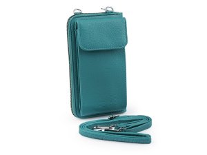 Peněženka s kapsou na mobil přes rameno crossbody 11x20 cm