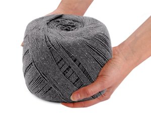 Bavlněná příze macrame Ø1,5-2 mm rozčesávací