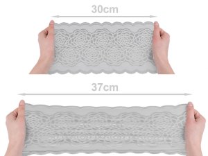 Elastická krajka / vsadka / běhoun šíře 20 cm