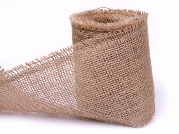 Juta šíře 10cm návin 25 m režná