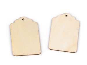 Dřevěný štítek k domalování / dozdobení