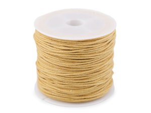 Šňůra bavlněná Ø0,8 mm voskovaná