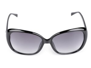 Dámské sluneční brýle s kamínky - 8 černá