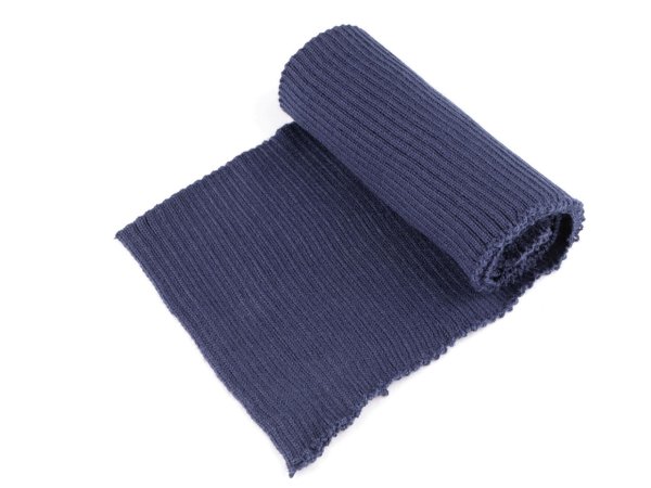 Elastický žebrovaný náplet hrubší šíře 14 cm
