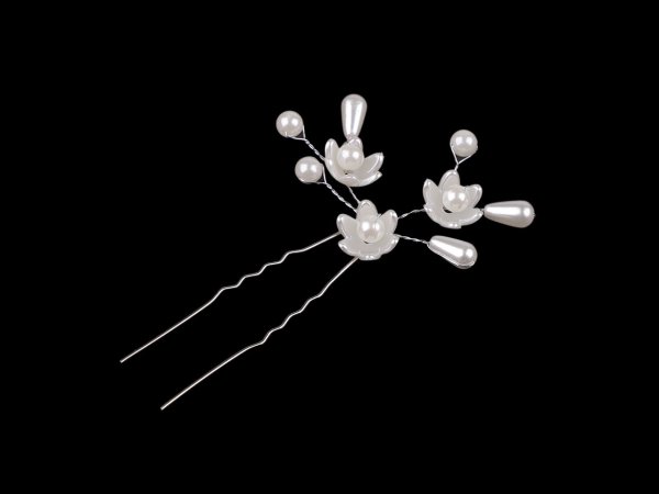 Perlová vlásenka s květy
