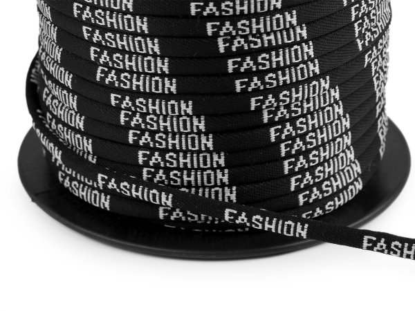 Oděvní šňůra s duší fashion šíře 6 mm