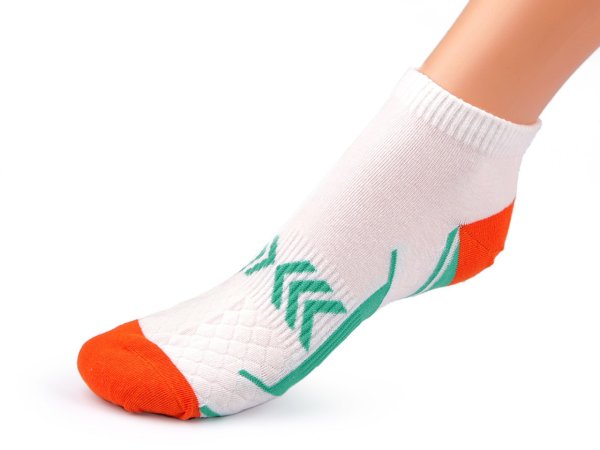 Dámské bavlněné sportovní ponožky kotníkové