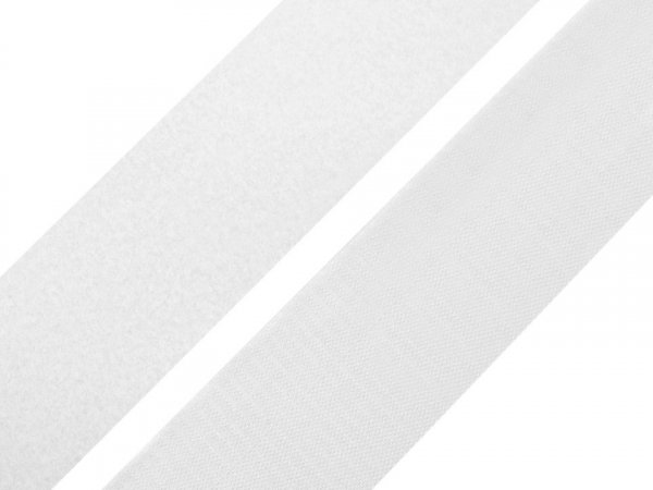 Suchý zip šíře 40mm bílý komplet