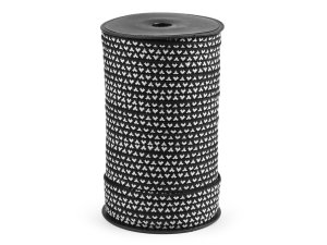 Oděvní šňůra s duší srdce šíře 6 mm