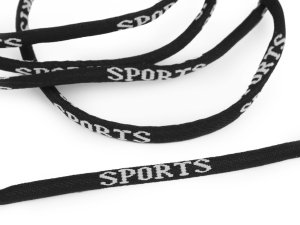 Oděvní šňůra s duší sports šíře 6 mm