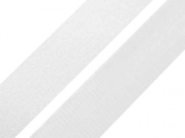 Suchý zip šíře 30mm bílý komplet