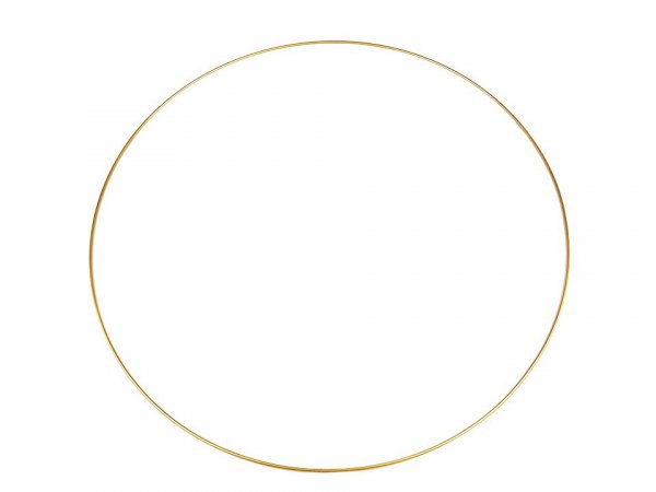 Kovový kruh na lapač snů / k dekorování Ø60 cm