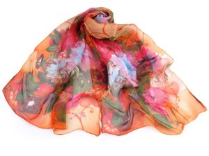 Letní šátek / šála 50x160 cm