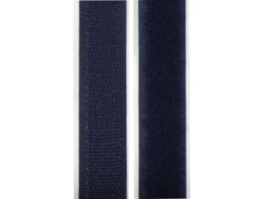 Suchý zip háček + plyš samolepicí šíře 20mm barevný - Modrá tm.