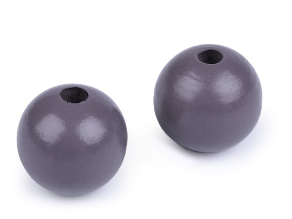 Velké dřevěné korále Ø40 mm 2. jakost