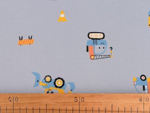 Úplet bavlněný bagry šíře 200 cm