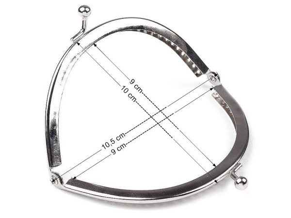 Rámeček na výrobu kabelky našívací 10,5x10 cm