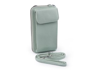 Peněženka s kapsou na mobil přes rameno crossbody 11x20 cm
