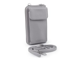 Peněženka s kapsou na mobil přes rameno crossbody 11x20 cm