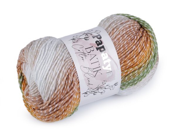 Pletací příze Papatya Batik Cottton Blend 100 g