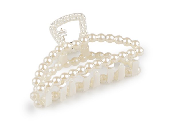 Skřipec do vlasů perlový