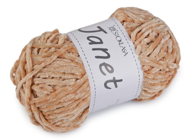 Pletací žinylková příze Janet 100 g