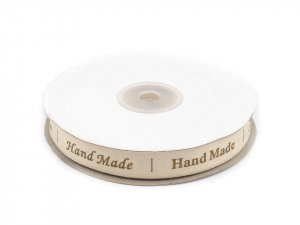 Bavlněná stuha šíře 15 mm Handmade