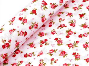 Bavlněná látka / plátno růže