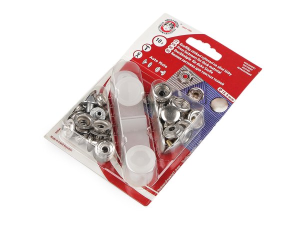 Kovové druky Ø13,5 mm na silné látky