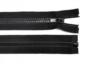 Kostěný zip No 5 délka 50 cm (bundový) černý