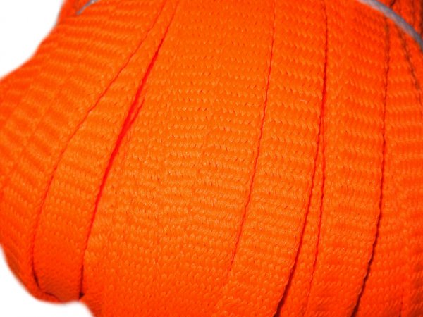 Šnůra oděvní dutinka PES šíře 12mm FLUOR