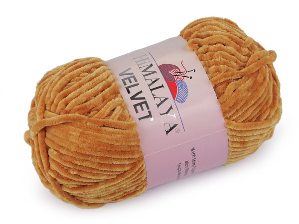 Pletací žinylková příze Velvet 100 g