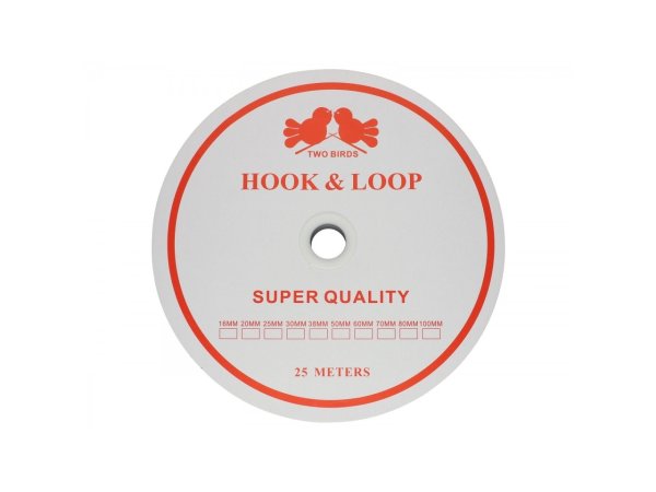 Suchý zip háček šíře 50 mm šedý