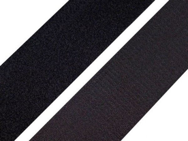 Suchý zip šíře 50mm bílý a černý komplet