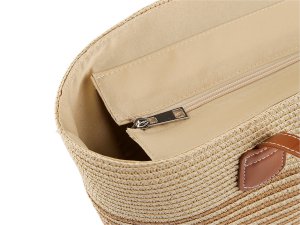 Dámský letní klobouk / slamák a taška sada