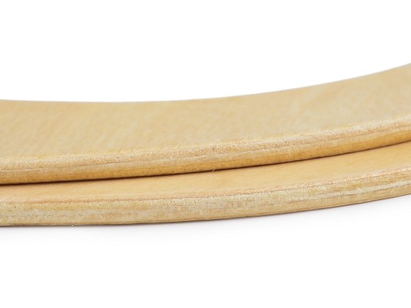 Dřevěná ucha na tašky 15x22 cm s dírami