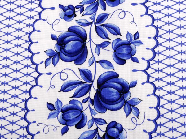 Bavlněné vaflové piké květy