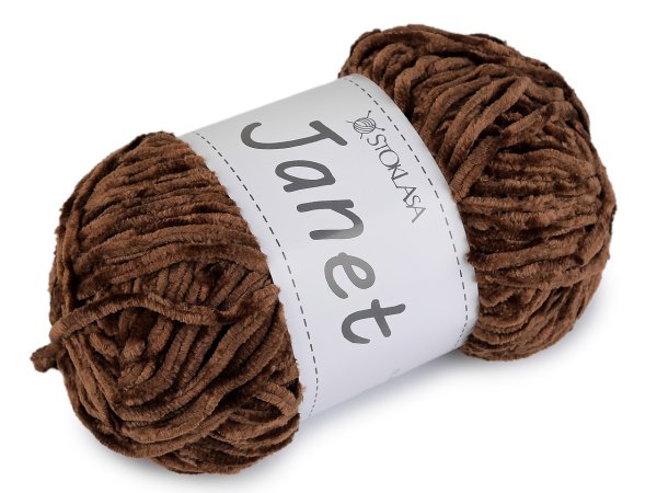 Pletací žinylková příze Janet 100 g