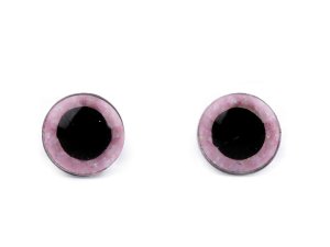 Oči glitrové s pojistkou Ø10 mm - 4 (22) pudrová AB