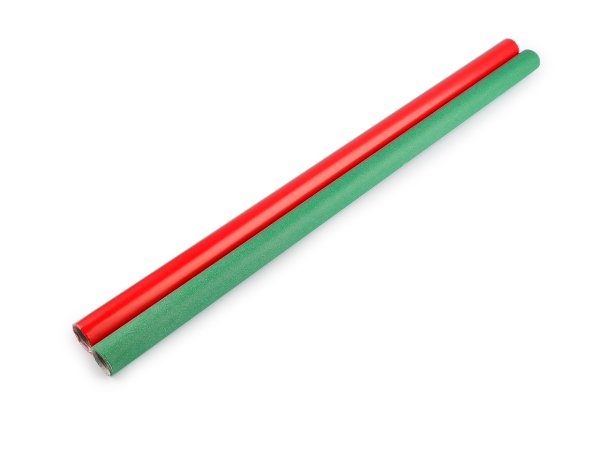 Balicí papír vánoční jednobarevný 0,7x2 m