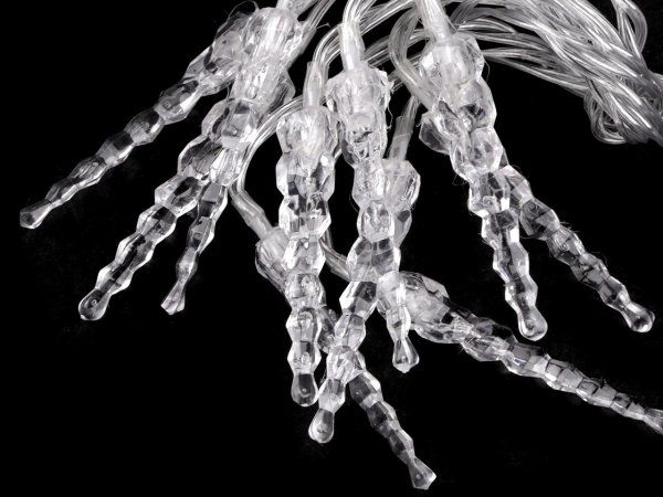 LED světelný řetěz rampouchy na baterie